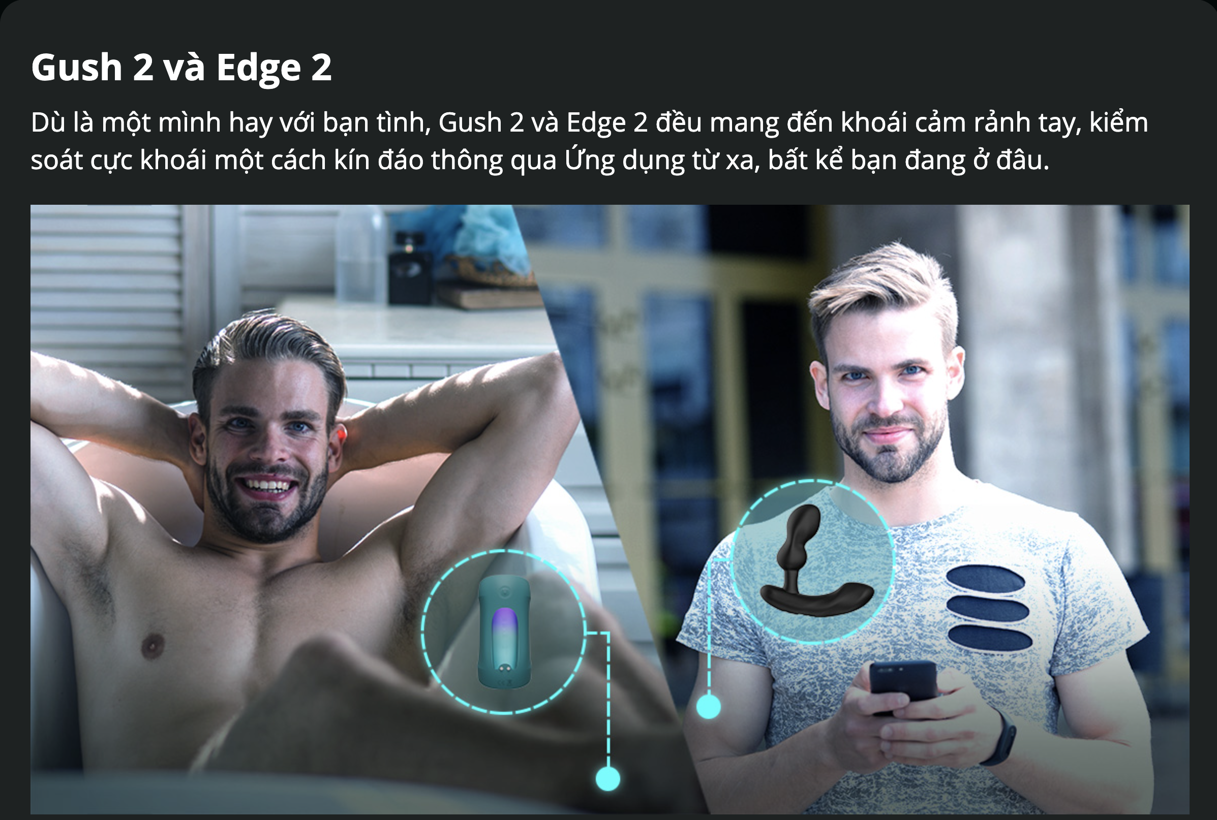Máy Massage Dương Vật Lovense Cao Cấp Điều Khiển Qua App Toàn Cầu