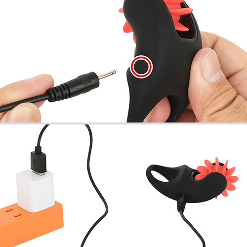 Vòng Rung Xoay Liếm Cao Cấp, Kích Thích Mạnh Mẽ Nam Nữ