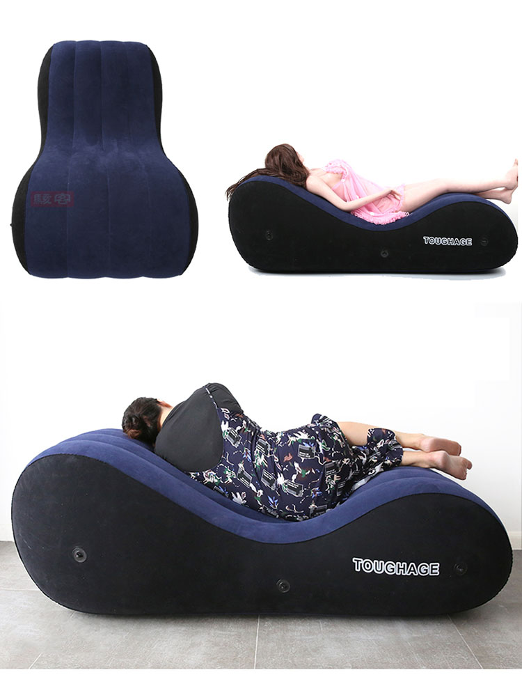 Ghế tình yêu bơm hơi Tantra PVC mát xa tư thế đa năng