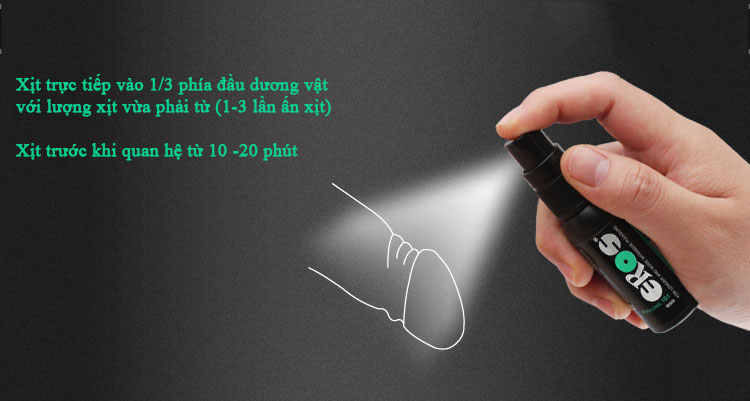 Xịt Kéo Dài Xuất Tinh Đức Eros Hỗ Trợ Sinh Lý Tăng Khoái Cảm
