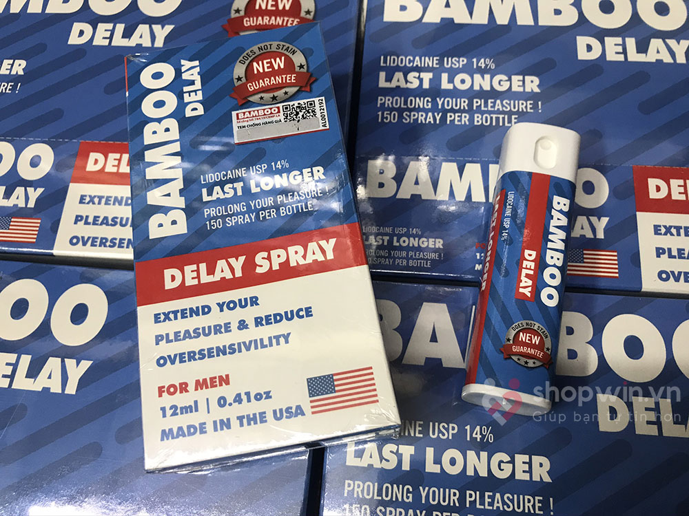 Bamboo Delay Spray USA Chính Hãng Hỗ Trợ Quan Hệ Lâu Dài