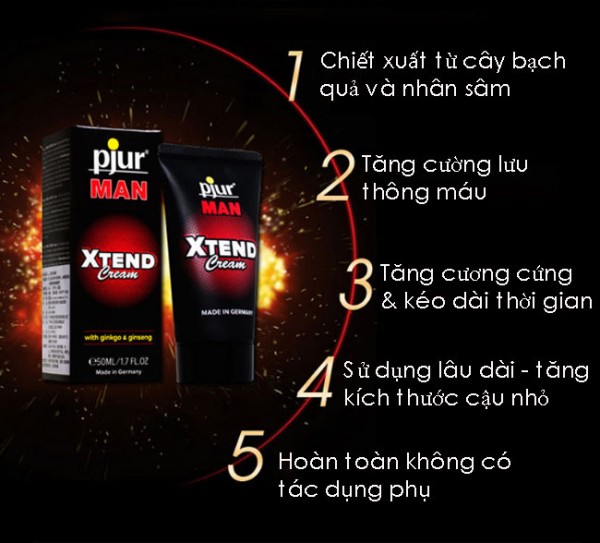  Bán Kem Bôi Giúp Cương Cứng Và Làm To Dương Vật - Pjur man Xtend Hàng Đức tốt nhất