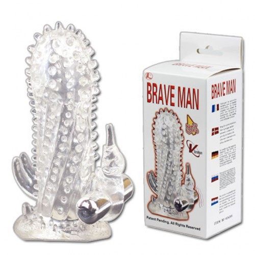 Bao cao su đôn rung siêu gai Brave Man tăng khoái cảm
