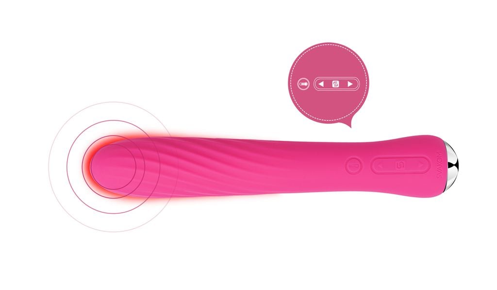 SVAKOM Anya máy rung massage điểm G sưởi ấm mạnh mẽ tiện dụng