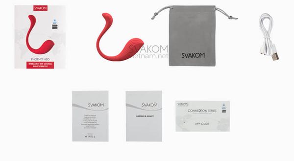 SVAKOM Phoenix Neo Điều khiển App Thông Minh Tình Yêu Đỉnh Cao SVAKOM Phoenix Neo Điều khiển App Thông Minh Tình Yêu Đỉnh Cao