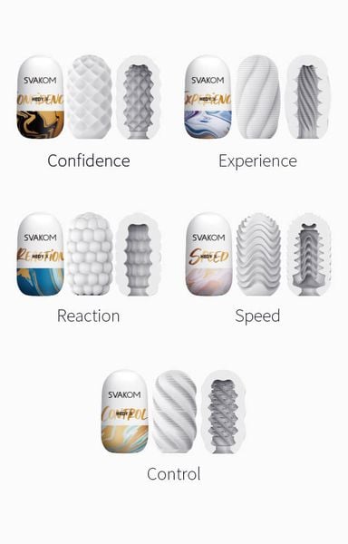 SVAKOM Hedy X trứng thủ dâm nam máy rung đa chế độ siêu phê