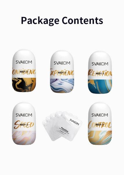 SVAKOM Hedy X trứng thủ dâm nam máy rung đa chế độ siêu phê