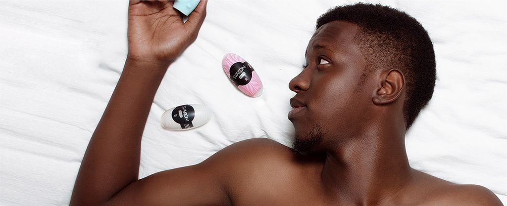 SVAKOM Hedy trứng ống kem lạnh kích thích cực mạnh cho nam