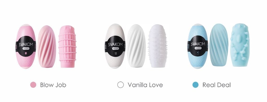 SVAKOM Hedy trứng ống kem lạnh kích thích cực mạnh cho nam