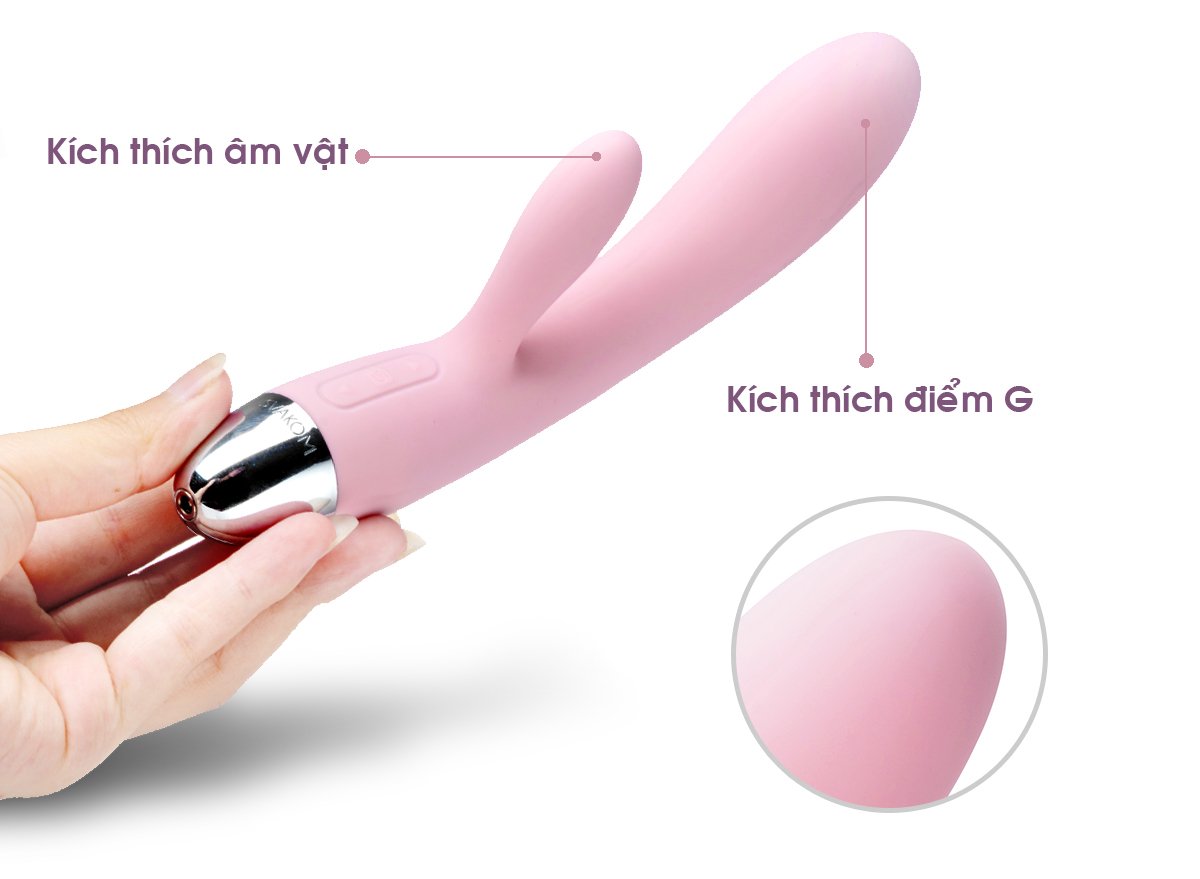 SVAKOM Alice máy massage đôi nhánh cao cấp thoải mái dễ dùng