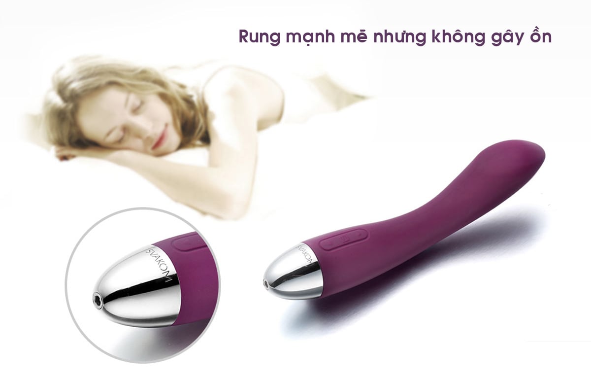 SVAKOM Amy dương vật giả rung 1 nhánh cao cấp tăng khoái cảm