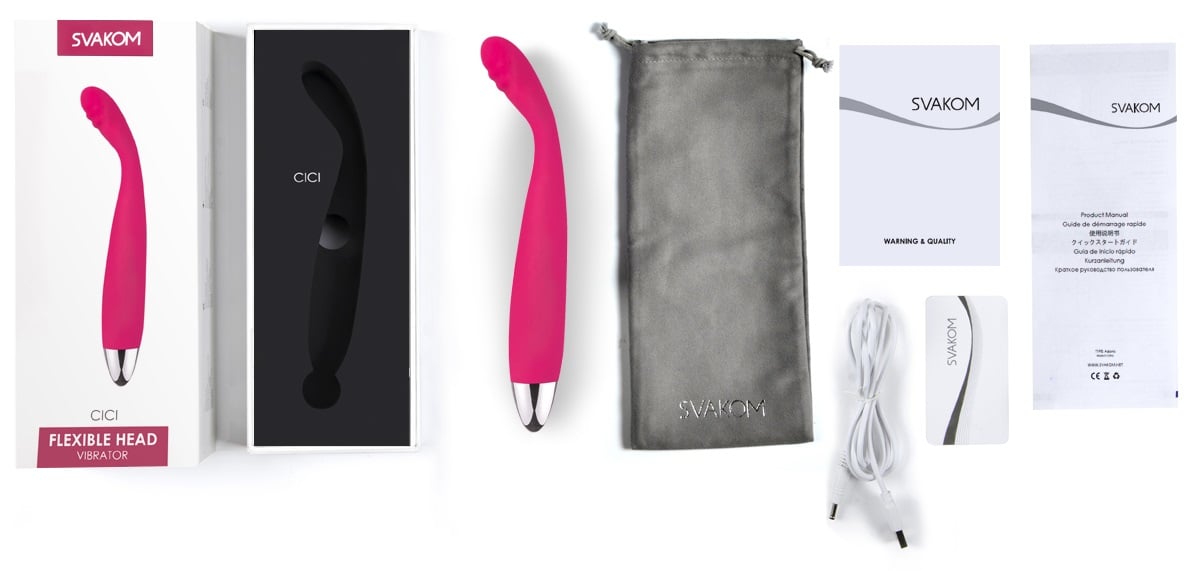 SVAKOM Cici ngón tay rung đa chế độ đồ chơi kích thích cực đã