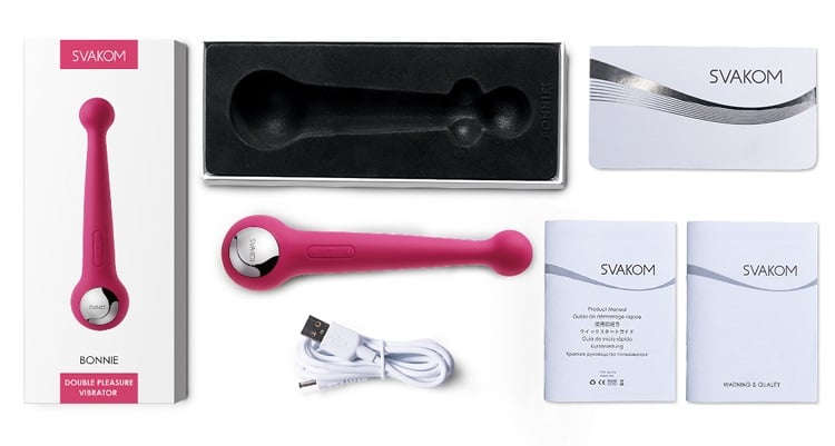  Review SVAKOM Bonnie chày rung massage điểm G hai đầu giá tốt