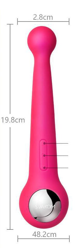  Review SVAKOM Bonnie chày rung massage điểm G hai đầu giá tốt