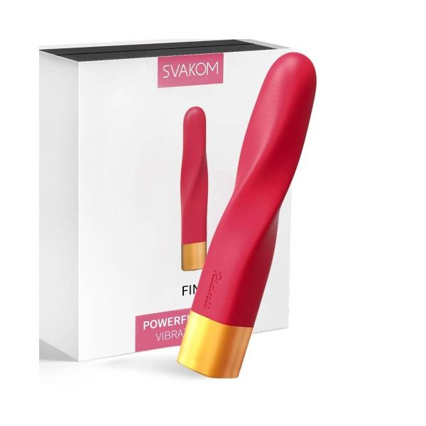  Review SVAKOM Finn thanh rung kích thích ngụy trang thỏi son gân xoắn cao cấp