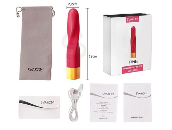  Review SVAKOM Finn thanh rung kích thích ngụy trang thỏi son gân xoắn cao cấp
