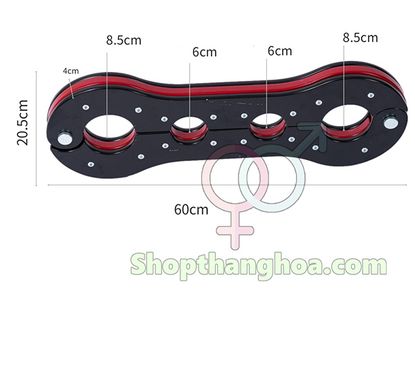 Đồ chơi SM còng gỗ sang trọng cố định tay chân kích thích