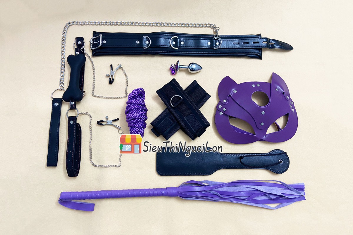 9종 BDSM 세트 마스크 3컬러 강렬한 플레이 완벽 조합 최고