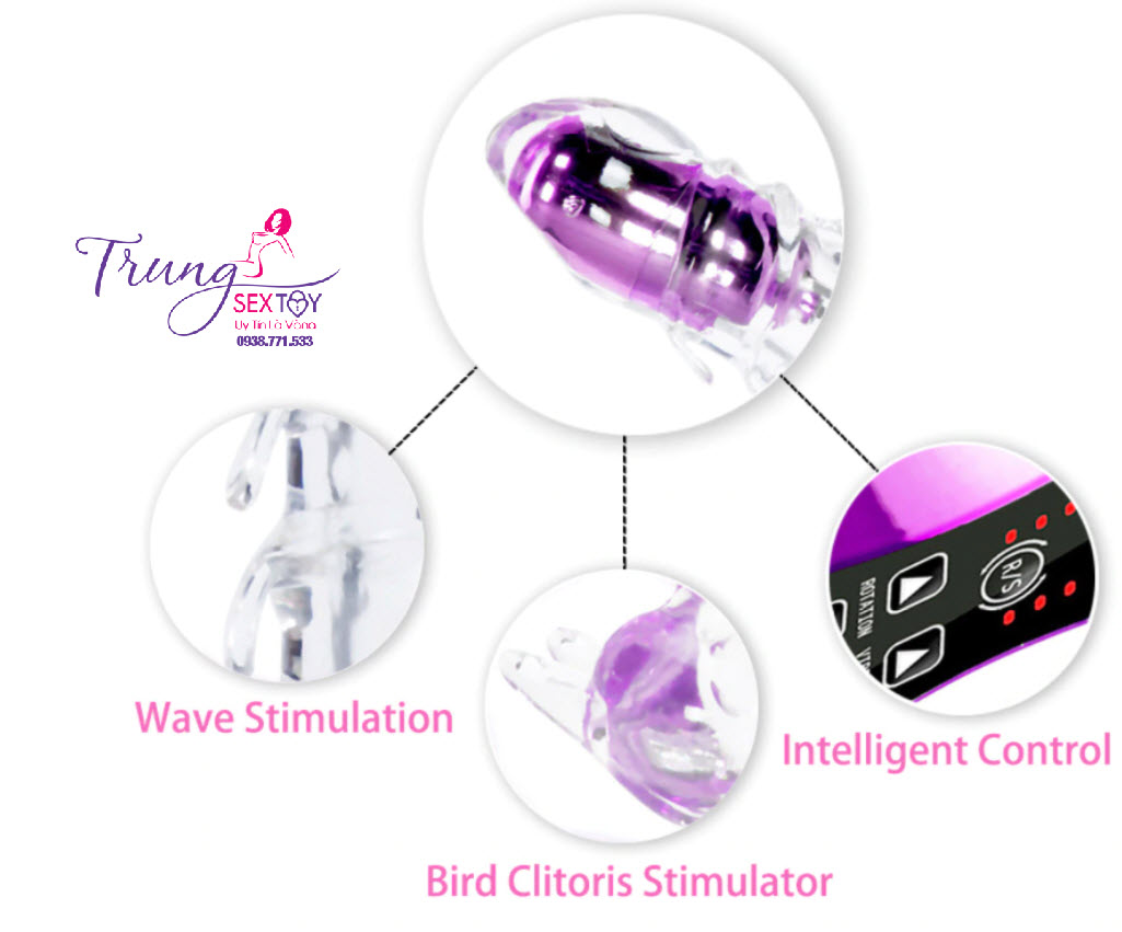 Dương Vật Giả Xoay 360 Độ - Cực Phê, Rung Mạnh, Mua Ngay