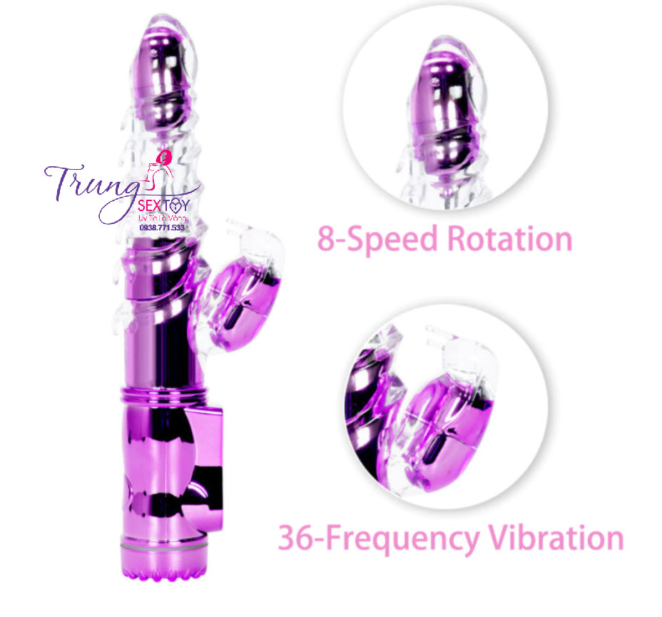 Dương Vật Giả Xoay 360 Độ - Cực Phê, Rung Mạnh, Mua Ngay
