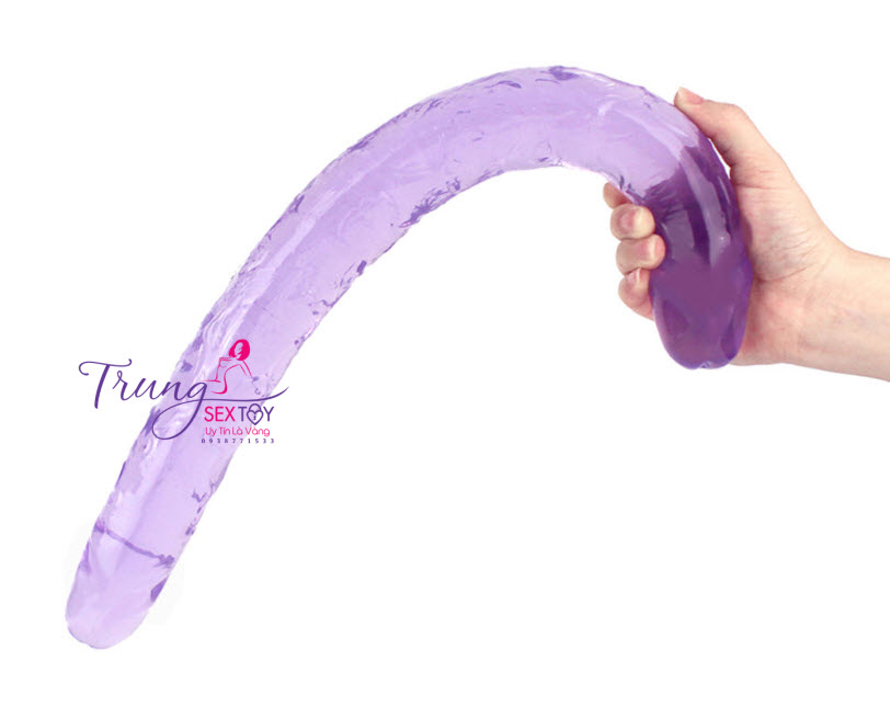 Dương vật giả hai đầu cao cấp dành cho les thỏa mãn kích thích Dương vật giả hai đầu cao cấp dành cho les thỏa mãn kích thích