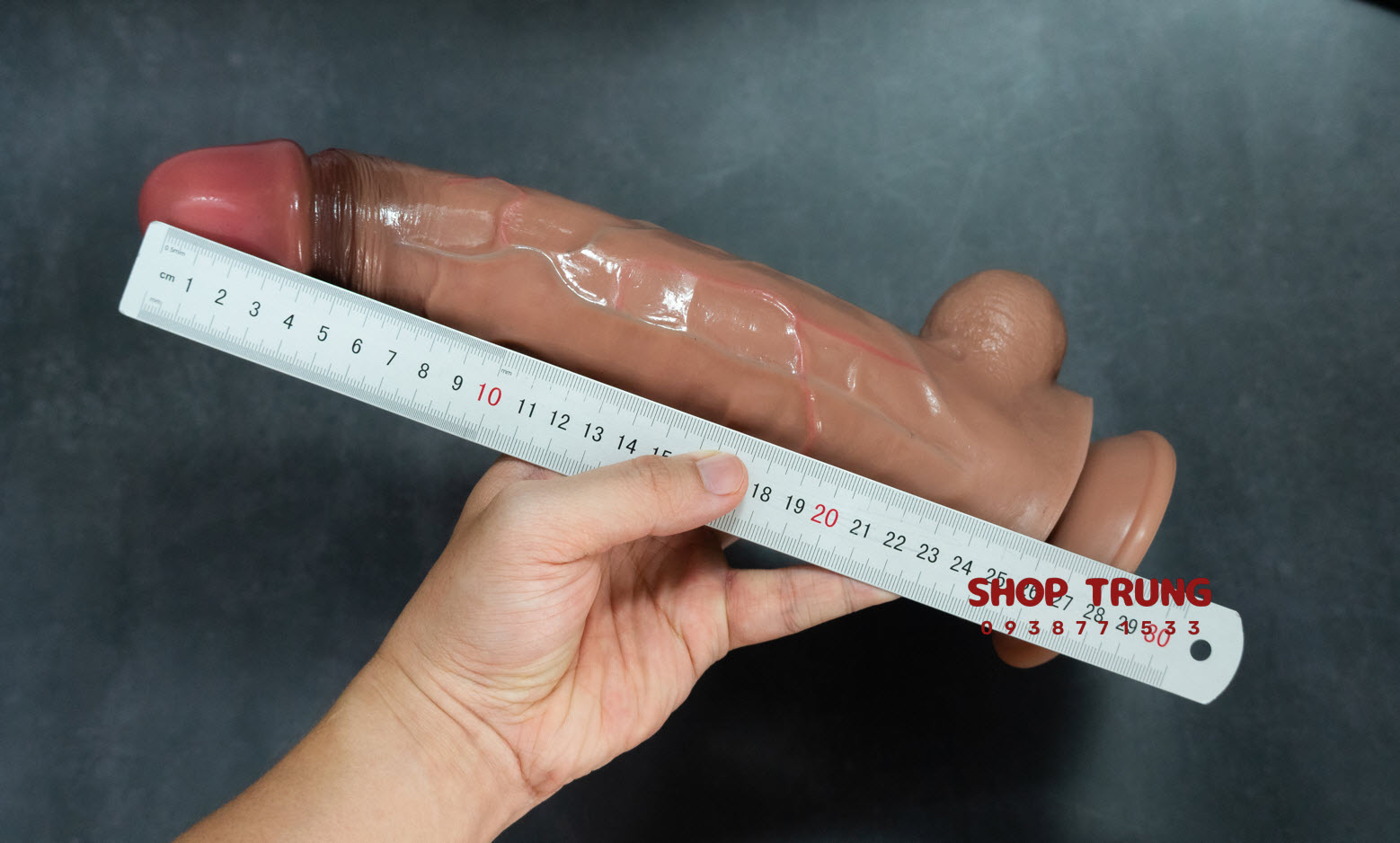 Dương vật giả Lovetoy Platinum Silicone siêu thật, kích thích mê ly