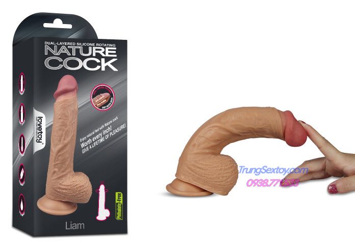 Dương Vật Giả Liam Chính Hãng Giống Thật 100% Tăng Cực Khoái
