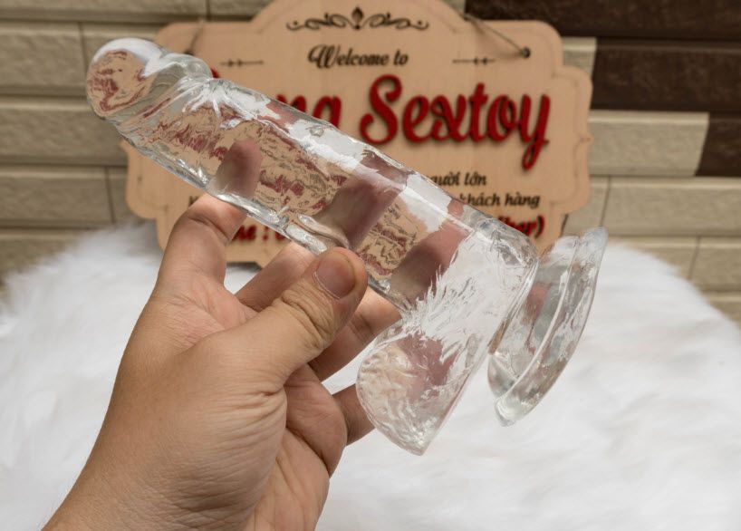 Dương vật giả trong suốt cao cấp thiết kế độc đáo hấp dẫn