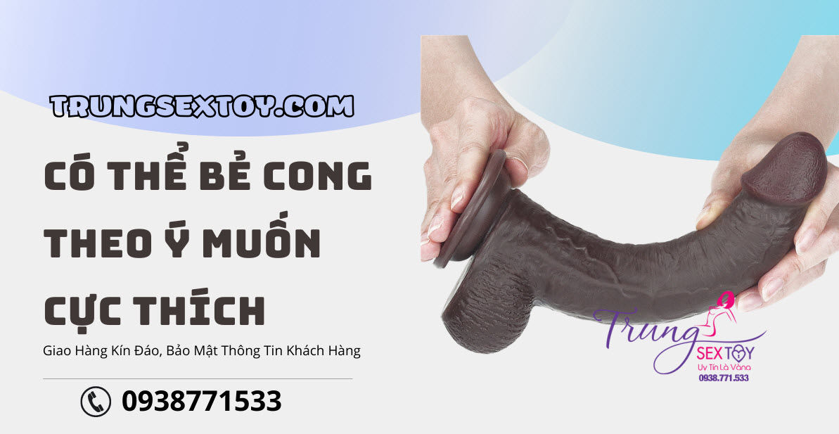 Kho sỉ Dương vật giả gắn tường 2 lớp Lovetoy da trượt 23cm  hàng xách tay