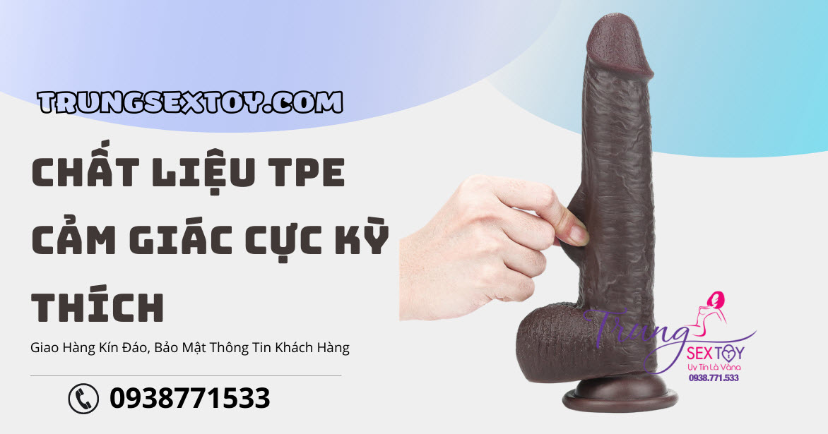 Kho sỉ Dương vật giả gắn tường 2 lớp Lovetoy da trượt 23cm  hàng xách tay