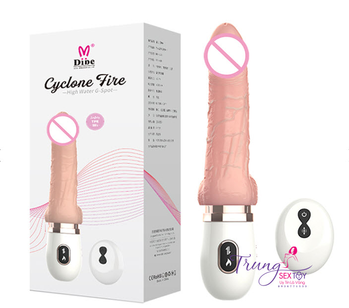 Dương vật giả Dibe điều khiển từ xa có nhiệt trải nghiệm siêu phê