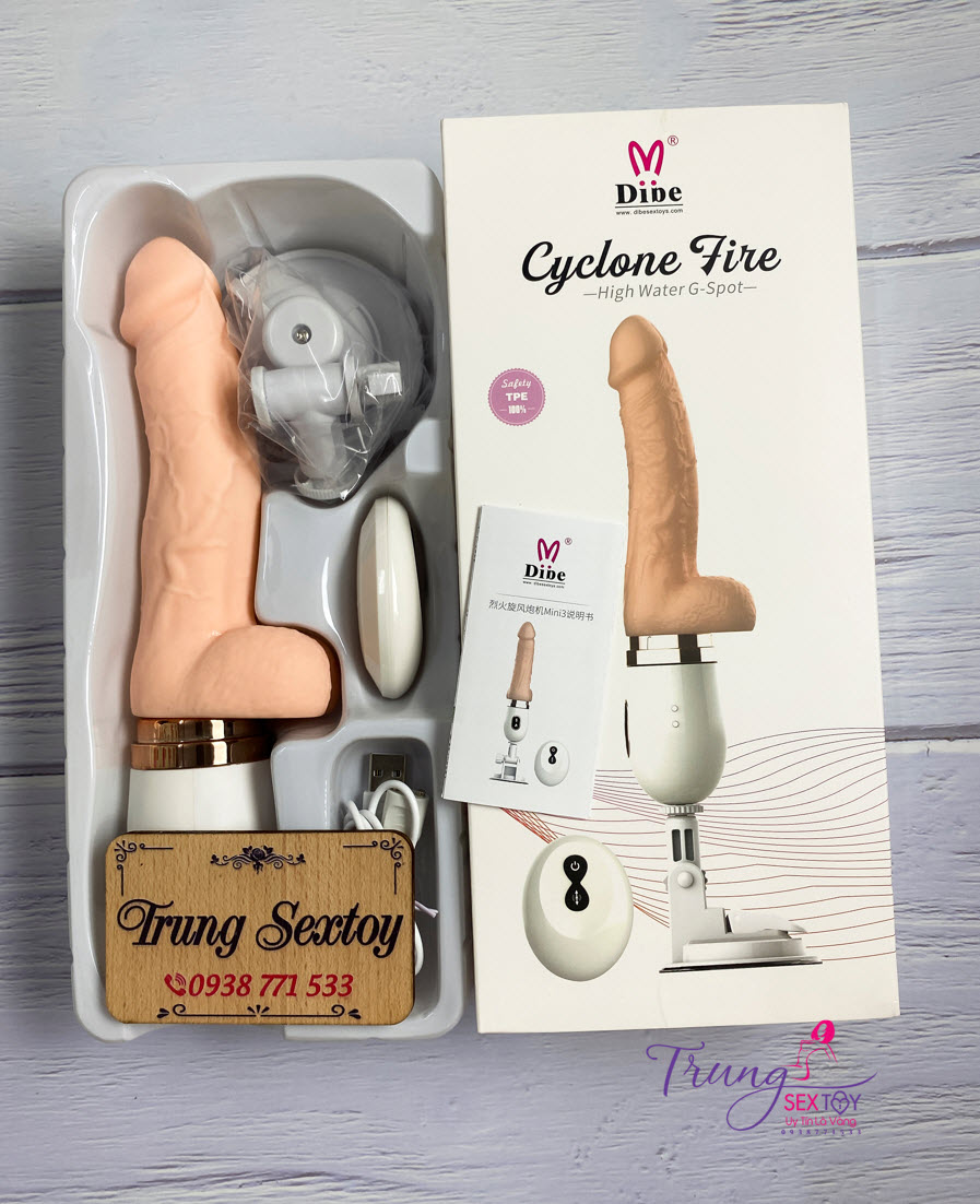 Dương vật giả Dibe điều khiển từ xa có nhiệt trải nghiệm siêu phê