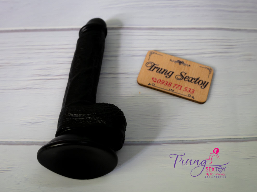 Đồ Chơi Tình Dục Gắn Tường Đen 15x35cm Siêu Thật, Bền Đẹp