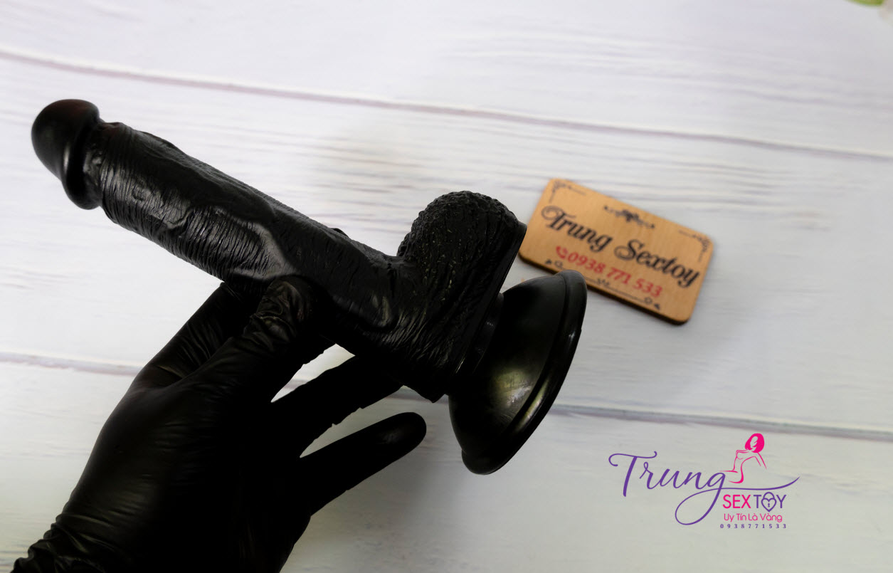 Đồ Chơi Tình Dục Gắn Tường Đen 15x35cm Siêu Thật, Bền Đẹp