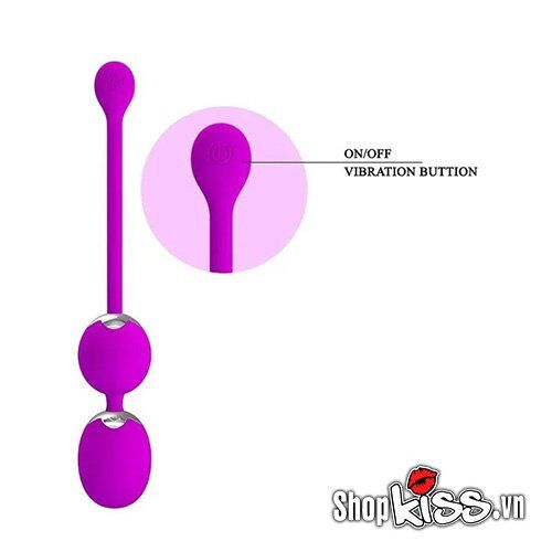 Bóng massage Prettylove Willie remote điều khiển từ xa sextoy nữ cao cấp