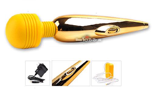Chày Rung Massage Mini Gold Sạc Pin Kích Thích Toàn Thân