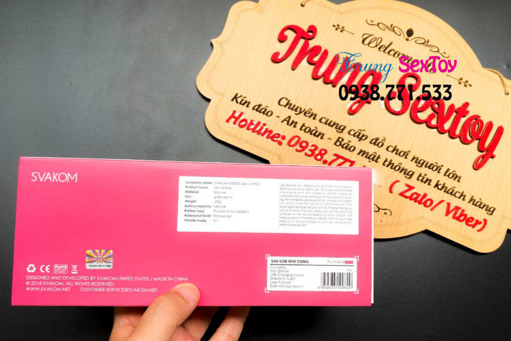 Svakom Mini Emma kích thích lên đỉnh nhanh chóng - Thủ dâm cực phê Svakom Mini Emma kích thích lên đỉnh nhanh chóng - Thủ dâm cực phê