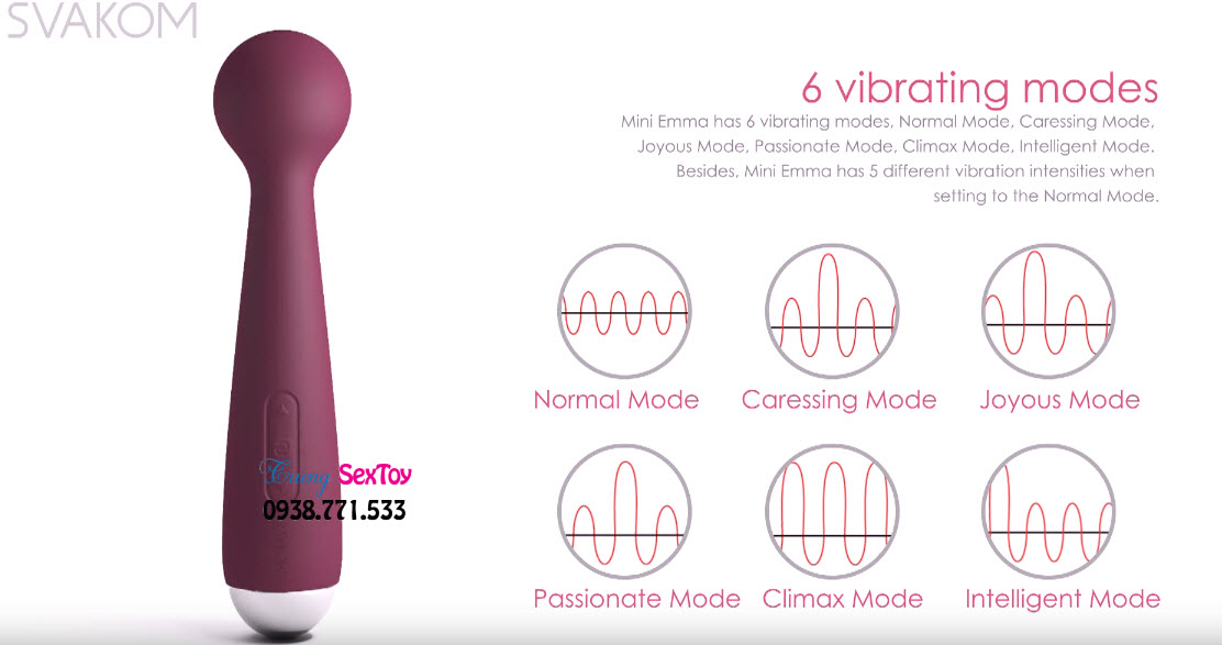 Svakom Mini Emma kích thích lên đỉnh nhanh chóng - Thủ dâm cực phê