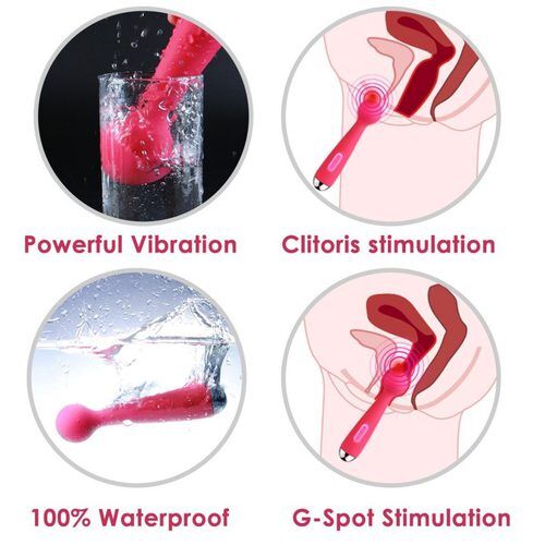 Chày rung Svakom Mini Emma kích thích điểm G silicon chống nước Chày rung Svakom Mini Emma kích thích điểm G silicon chống nước