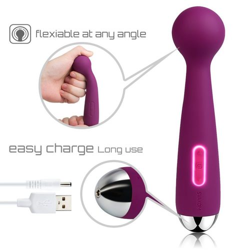 Chày rung Svakom Mini Emma kích thích điểm G silicon chống nước Chày rung Svakom Mini Emma kích thích điểm G silicon chống nước