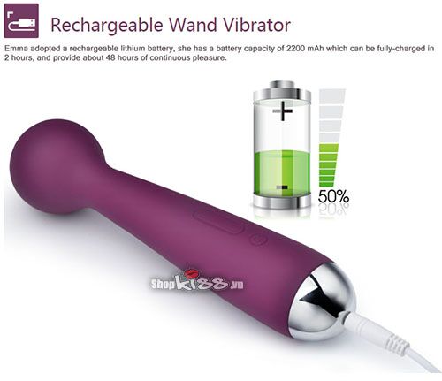 Chày rung Svakom Mini Emma kích thích điểm G silicon chống nước Chày rung Svakom Mini Emma kích thích điểm G silicon chống nước