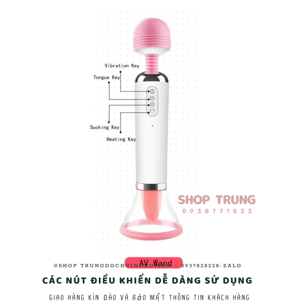 Máy Massage Âm Đạo 3 Trong 1 Rung Liếm Hút 12 Chế Độ Kích Thích Máy Massage Âm Đạo 3 Trong 1 Rung Liếm Hút 12 Chế Độ Kích Thích