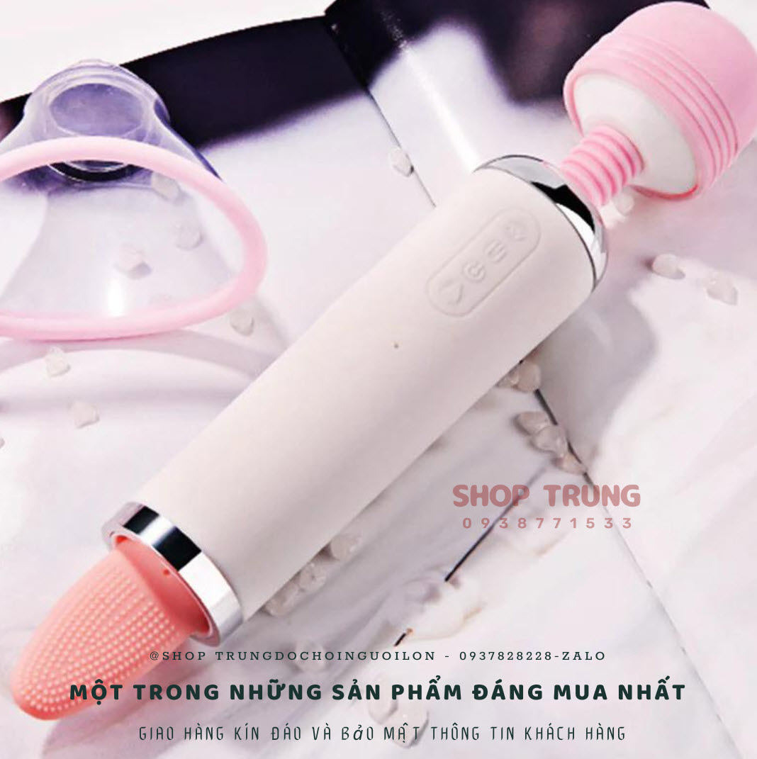 Máy Massage Âm Đạo 3 Trong 1 Rung Liếm Hút 12 Chế Độ Kích Thích Máy Massage Âm Đạo 3 Trong 1 Rung Liếm Hút 12 Chế Độ Kích Thích