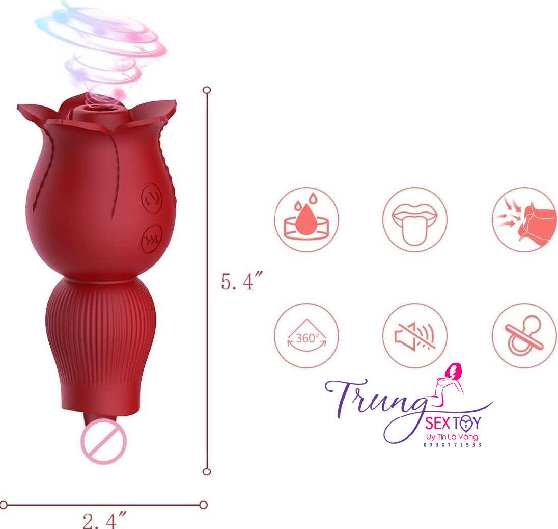 Bông Hồng Bú Liếm Vùng Kín Mềm Mại Kích Dục Tình Nhân