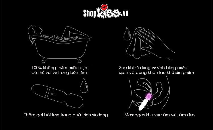 Chày rung mini JOKO 10 kiểu mềm mại xoay 360 độ kích thích mạnh Chày rung mini JOKO 10 kiểu mềm mại xoay 360 độ kích thích mạnh