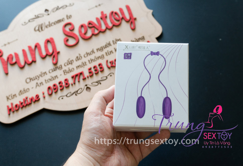 Trứng rung Aphojoy hai đầu kích thích khoái cảm mới lạ