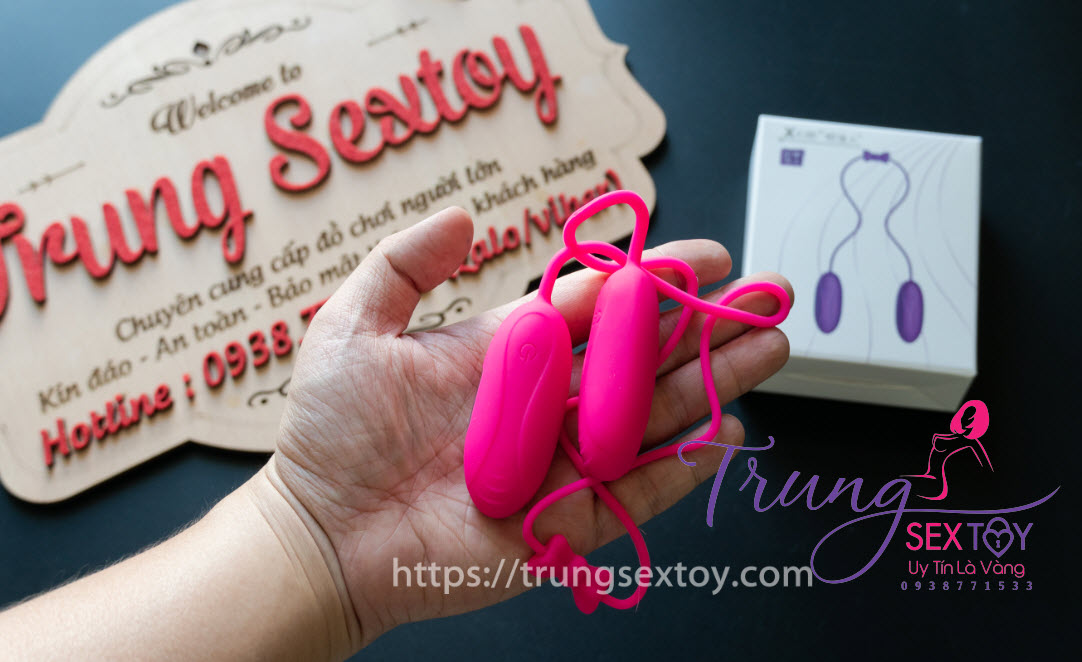 Trứng rung Aphojoy hai đầu kích thích khoái cảm mới lạ