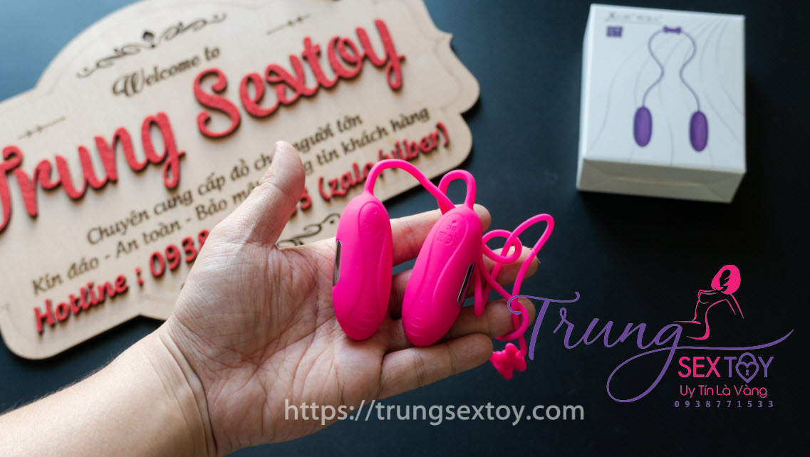 Trứng rung Aphojoy hai đầu kích thích khoái cảm mới lạ