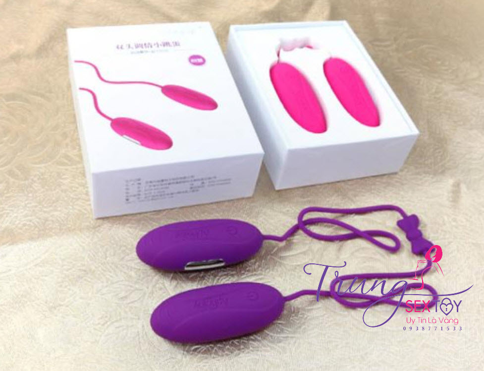 Trứng rung Aphojoy hai đầu kích thích khoái cảm mới lạ