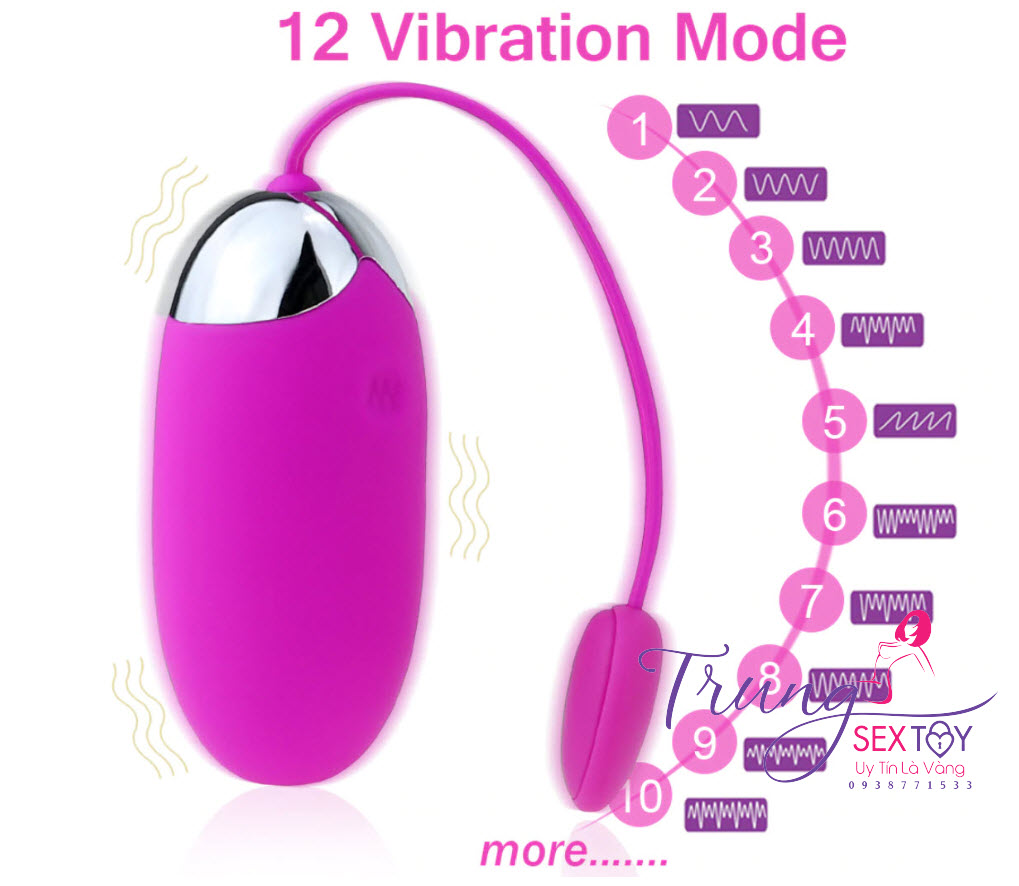 Trứng rung Pretty Love Abner siêu mạnh khoái cảm tột đỉnh